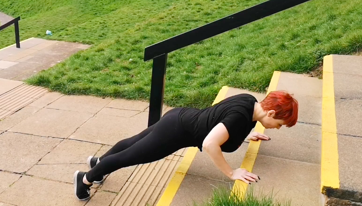 Outdoor or Garden Body Weight Workout